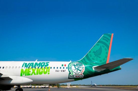 IT-ANÁLISIS: Viva presenta avión con diseño de la Selección Mexicana de fútbol