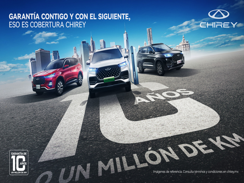 Lo que no sabías de la garantía de motor de Chirey: 10 años o 1 millón de Km