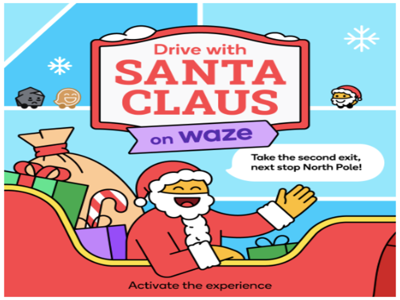 Waze presenta nueva experiencia navideña