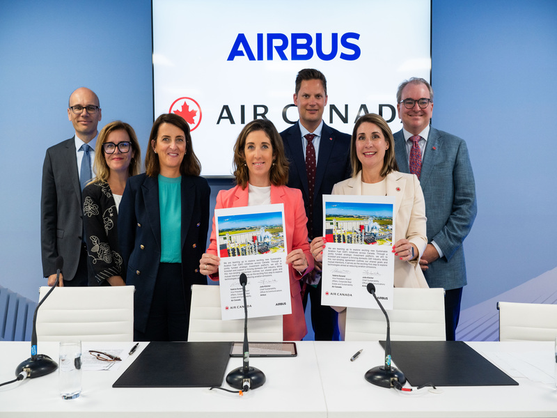 IT-ANÁLISIS: Air Canada y Airbus invertirán 13.7 millones de dólares canadienses en SAF