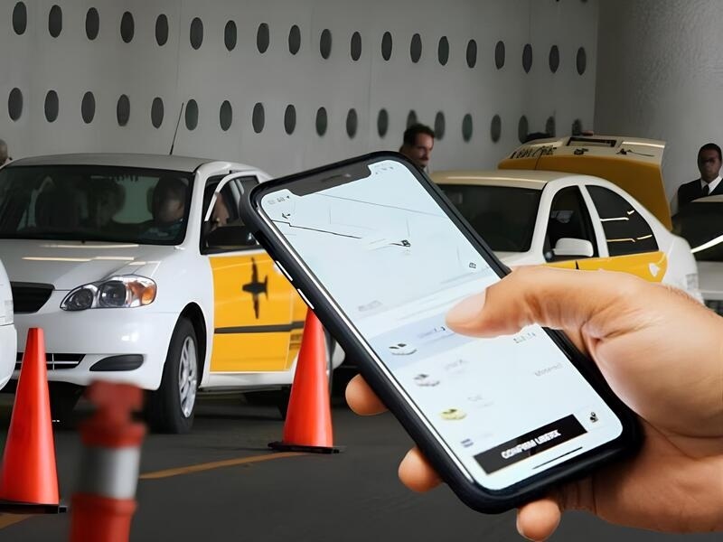 IT-ANÁLISIS: Taxis concesionados acusan privilegios de Uber y DiDi en el Aeropuerto