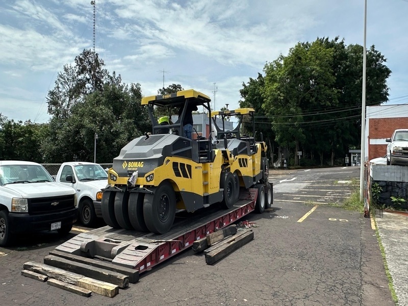 SICT comienza la entrega de trenes de pavimentación para obras de conservación