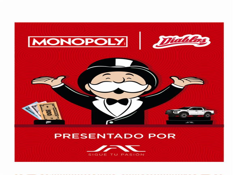 JAC se expande con la colaboración con Monopoly y los diablos rojos 