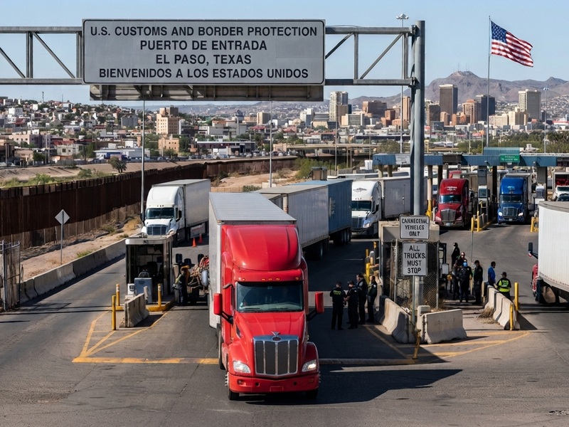 Comercio de carga entre México y Estados Unidos crece 23.4% en abril