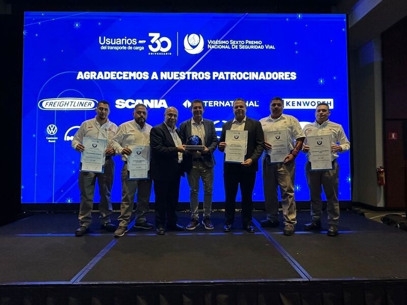 Arca Continental recibe por segundo año consecutivo el Premio Nacional de Seguridad Vial de ANTP