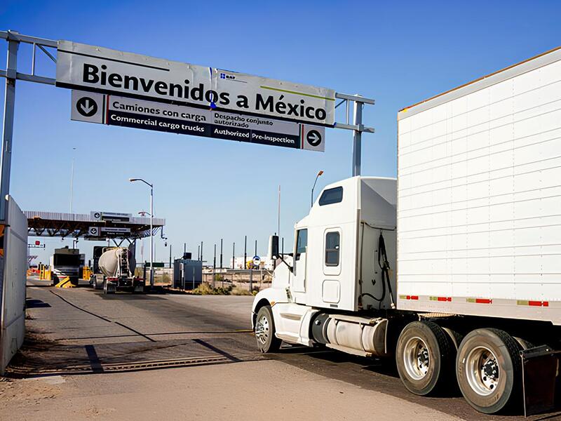 México y EE.UU. registran alza de 4.4% en carga transfronteriza
