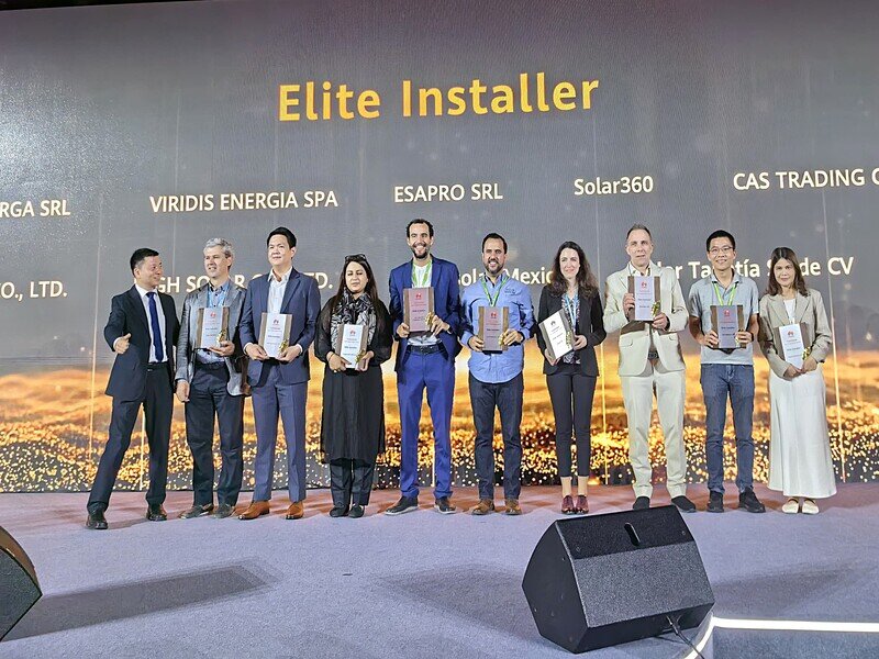ErgoSolar es reconocida a nivel mundial  en la 2ª edición del Global Installer Summit de Huawei