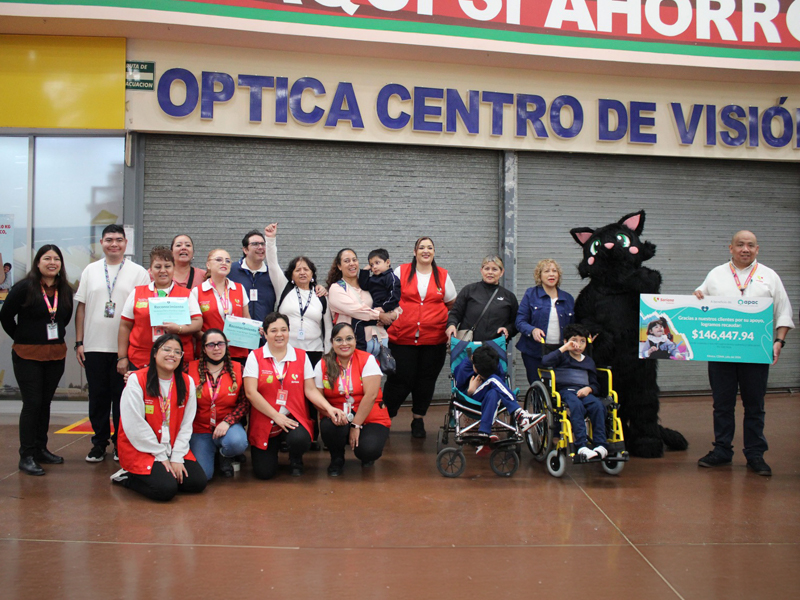 Soriana Fundación y APAC concluyen campaña de apoyo nutricional