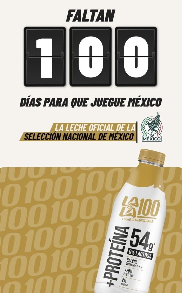 A 100 días del Mundial, Lala 100® ya está en la cancha