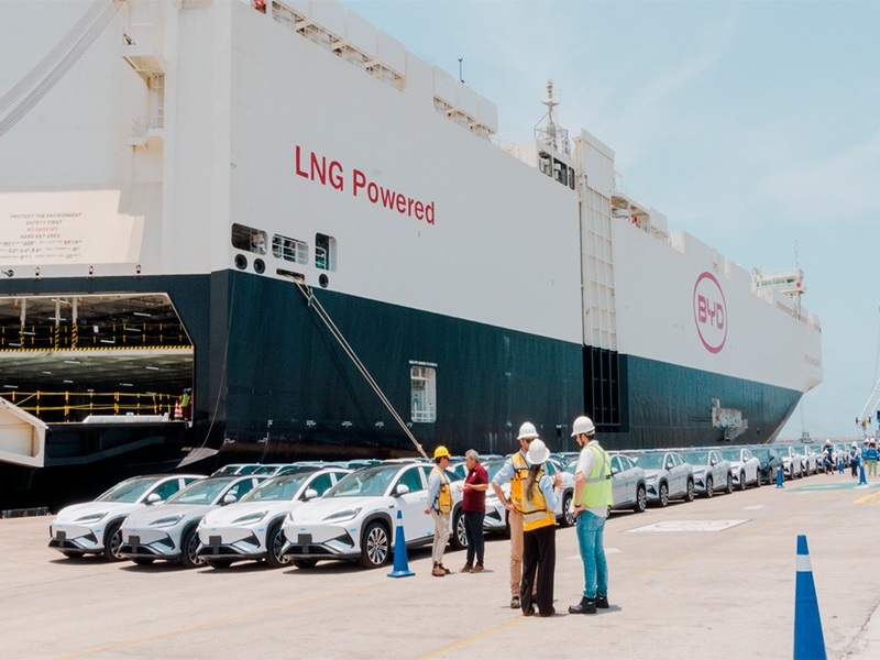 Movimiento de vehículos en puertos mexicanos cae 8.6% de enero a septiembre