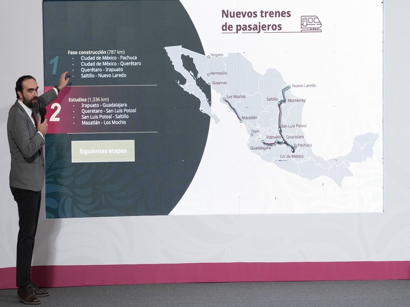 Trenes de pasajeros siguen en status de fase preliminar