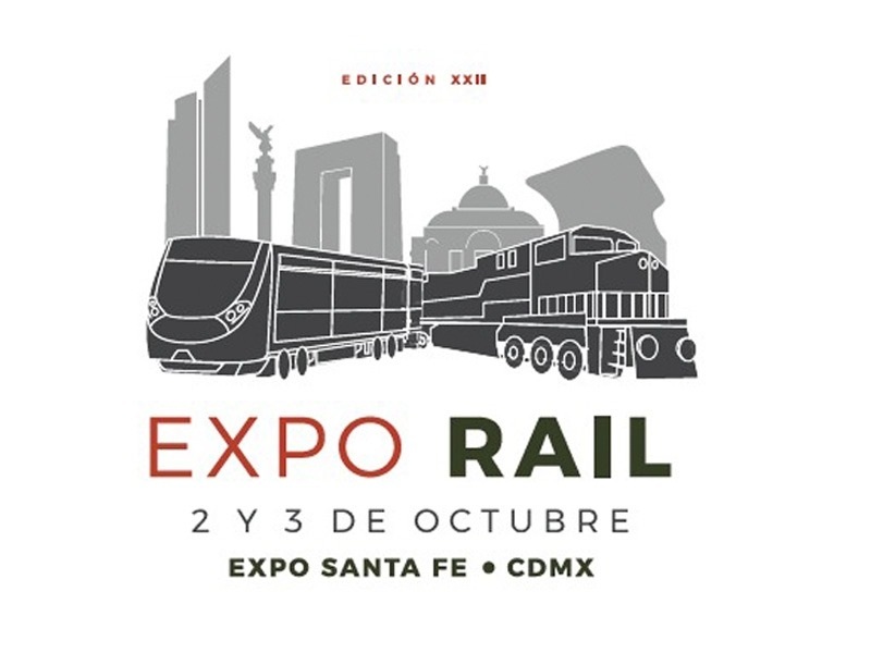 Se realiza la 22va edición de Exporail en la Ciudad de México con presencia de equipo ferroviario